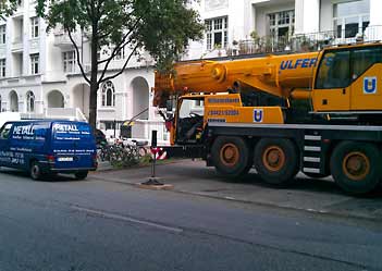 Restauriertes Bauteil aus Metall